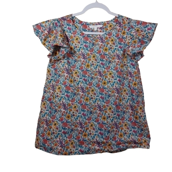 ANTONIO MELANI Tops - Antonio Melani Ladies Cap Sleeve Floral Print Blouse- M 👚